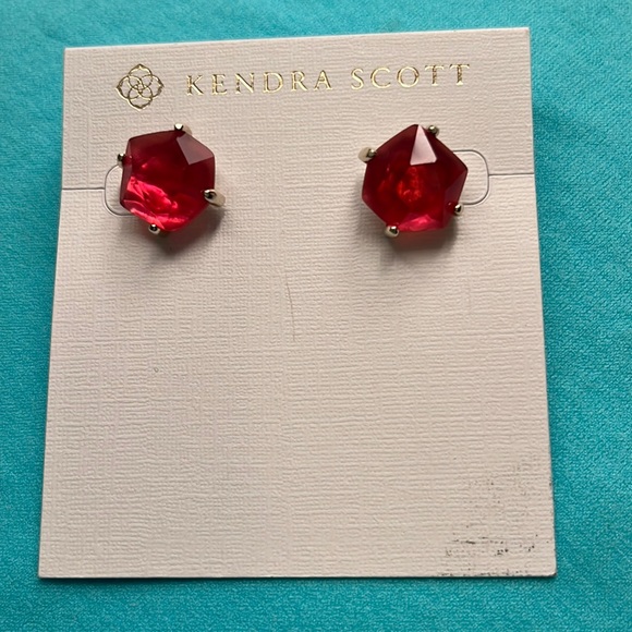 Kendra Scott Pink Studs - Picture 1 of 5